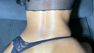 Teasing My Young Girlfriend's Tight Ass Got Too Hot