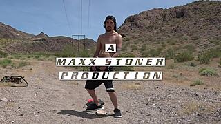 ever wonder how maxx stoner stuffs her tight pussy with a dildo out in the desert heat?