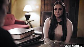 hey busty milf cheats in church beggin priest forgiveness with pussy