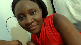 Cum-eating bitch begs for raw pussy fuck but gulps huge load in whore mouth instead