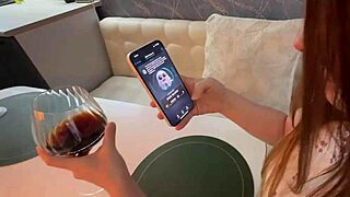 Amateur Couple's Bent Over Doggystyle with Natural Tits