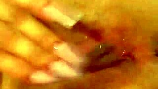 Petite teen fingers pretty pussy