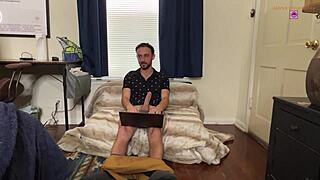 Ophelia Kaan takes huge cock deepthroat choking then dirty anal assfucking in bedroom wet pussy lick