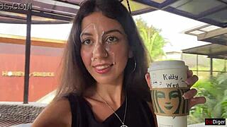 imagine slurping coffee at starbucks with fresh cum dripping down your face after a sloppy public toilet blowjob.