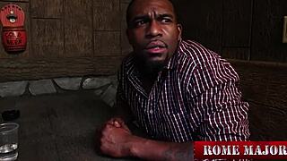 Rome stuffs smiling nympho Harlow Harrison's throat with sloppy oral then pounds her wet pussy!