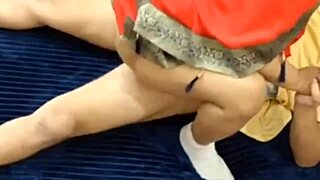 Indian young horny wife bends over big ass for home delivery boy's deepthroat doggystyle creampie