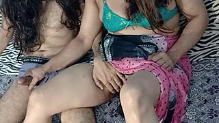 punjabi indian couple sneaks mutual masturbation session home alone with hindi dirty talk