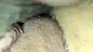 close up bareback monster cock stretching her big wet pussy wide