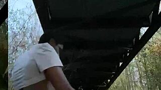 Public Sex Chronicles Pt2: Milf Moans on Monster Black Cock Till Outdoor Creampie