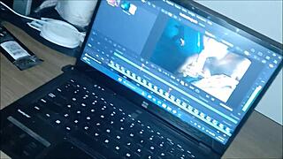 spit bubble blowjob from curvy ebony babe gets sloppy wet 💦😜