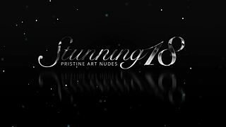 skinny teen obelia fingers meaty shaved pussy so intensely