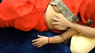 Indian young horny wife bends over big ass for home delivery boy's deepthroat doggystyle creampie