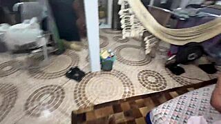 brought a brunette and black beach babe home for raw anal pounding and facial blasts