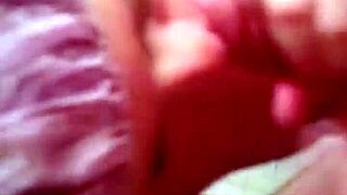 samantha vlad kneels eagerly taking massive facial cumshot after deep blowjob and swallow