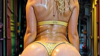 Stormy leather sluts bent over pounded outdoors!