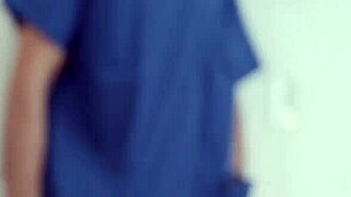 Britney Amber as horny stepmom sneaks into hospital room riding doctor's cock doggystyle then missionary