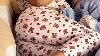 Chubby Ebony Babe Farts Loud and Natural on Bed Worshiping Her Big Curvy Ass