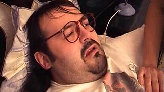 A hairy pussy ride sends him straight to ecstasy in amateur cowgirl action