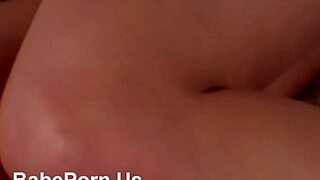 Young Brunette Babe Delivers Intense Interracial Blowjob Action