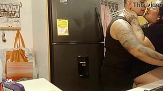 amateur latina bbw wife gets bent over fucked rough doggystyle by stepbro in kitchen part 1