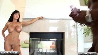 lisa ann's big tits milk lex steele's huge cock until cum blasts all over her moaning boobs