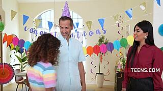 Freeuse Therapy Cures Gooner Jasmine Sherni and Family with Daddy Cock Bent Over