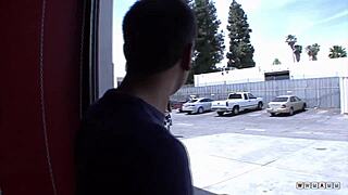 😏 cougar grabs random cock for hotel ride!! deepthroat fun