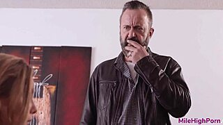 Britney Amber as horny stepmom sneaks into hospital room riding doctor's cock doggystyle then missionary