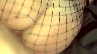 Rough Fishnet Pounding Ends in Her Massive Facial Cum Blast