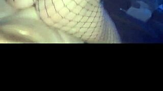 Rough Fishnet Pounding Ends in Her Massive Facial Cum Blast