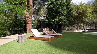 i love sunbathing naked then sucking cock as slutty british stepsis lily phillips