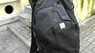 ever wonder about your hot teacher's secret? she deepthroats monster cock and takes rough cumshots!