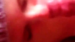 samantha vlad kneels eagerly taking massive facial cumshot after deep blowjob and swallow