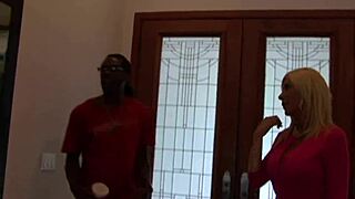 your stepmom misty vonage bends over for big black cock pounding outdoors