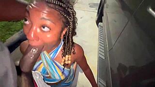 truckstop married slut deepthroats cock parking lot