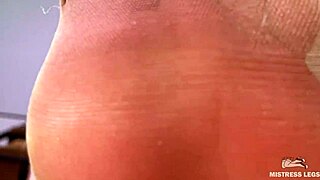 imagine goddess nylon soles teasing above as you worship pov