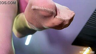 imagine goddess nylon soles teasing above as you worship pov