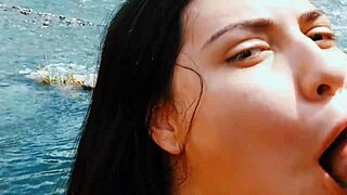 wanna watch this latina wife risk a passionate blowjob outdoors?