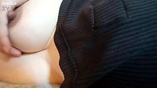 pregnant slut with huge nipples gets so turned on she begs for it