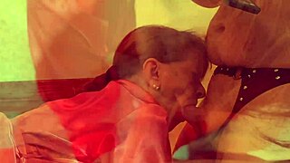 suggestive granny in corset fishnets rides cougar style sucking fat cock with blue eyes moaning