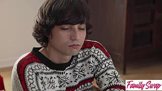 i can't get enough of this swap christmas cumshot compilation orgy