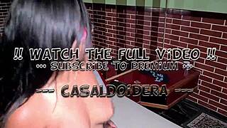 Humiliated husband watches brazilian wife prostitute herself for cash