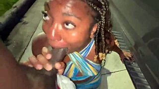 truckstop married slut deepthroats cock parking lot