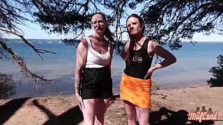 Arianna And Angelina Milfs Take Massive Cock Anal