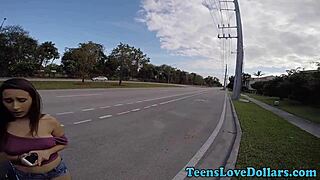 Amateur Teen Spunks Cash!