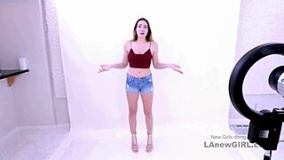 imagine this high-fashion brunette getting railed at her model audition 😈💦