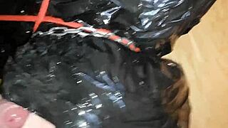 larve sophie momifiee chained bent over for doggystyle facial cumshot