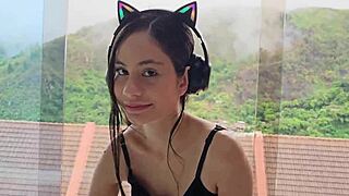 Beautiful whore sneaks in house begging bent over pounding