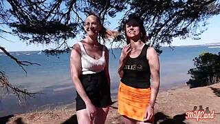 Arianna And Angelina Milfs Take Massive Cock Anal