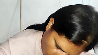 pov chubby latina sucks stepdad's cock swallows every drop